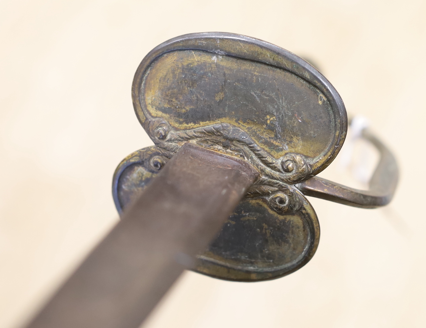 A 1796 pattern Infantry officer’s sword, 99cm long